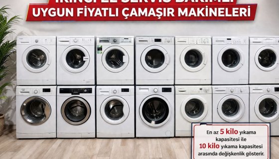 2. El Servis Bakımlı Çamaşır Makinesi