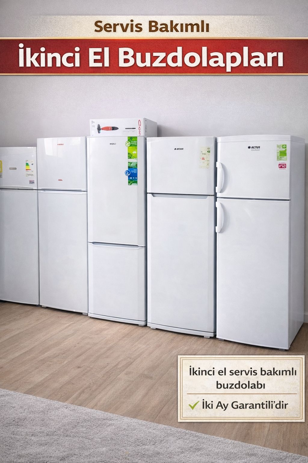 2.El Servis Bakımlı Buzdolabı