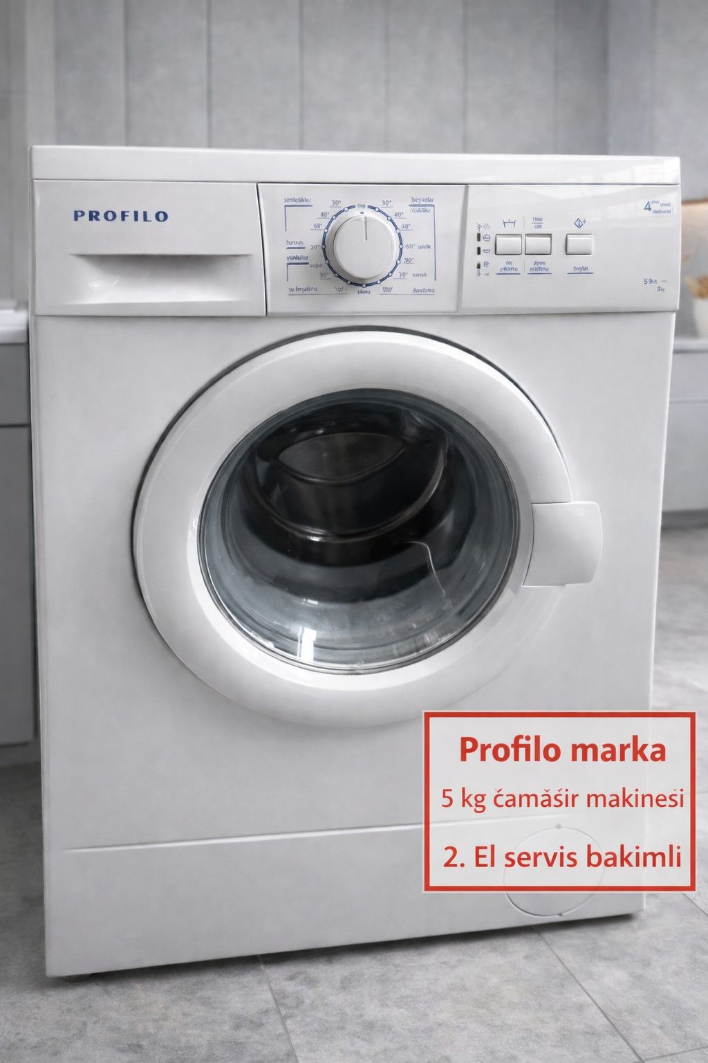 2. El Servis Bakımlı Çamaşır Makinesi